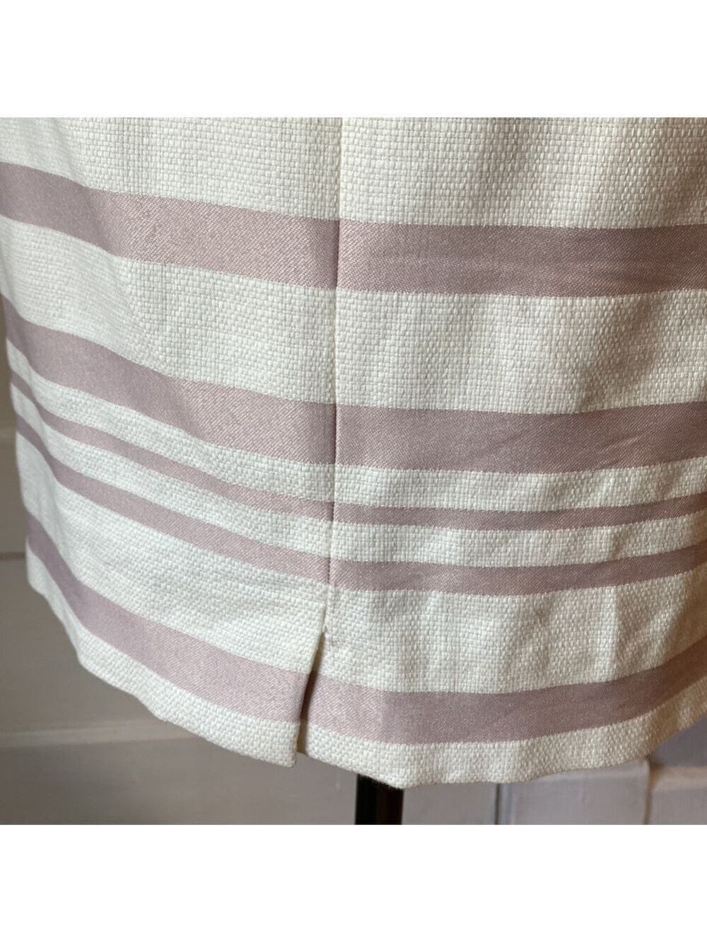 J. Crew Cap Sleeve Striped Dress, Size 12 - Picture 14 of 16